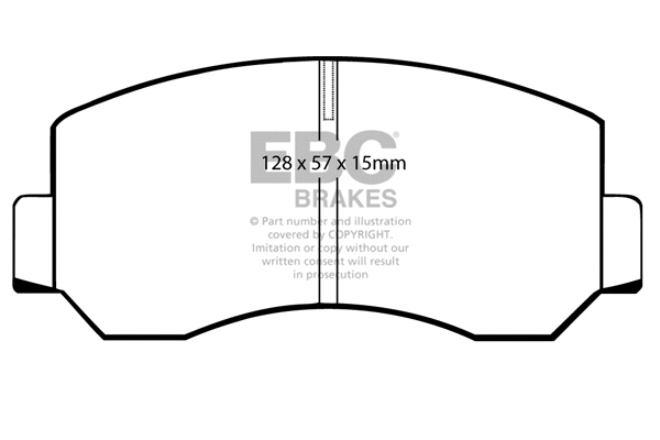 Brake Pad Set, disc brake (DP451)