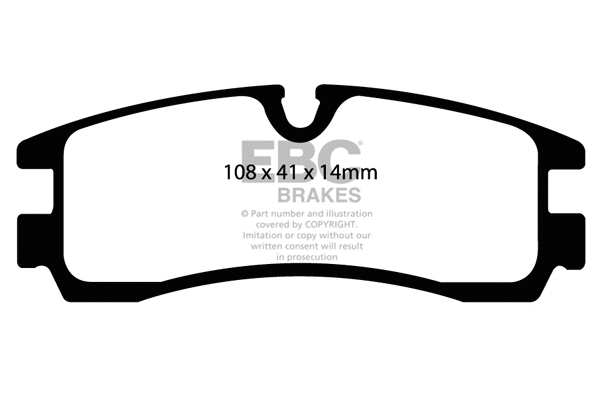 Brake Pad Set, disc brake (DP1621/2)
