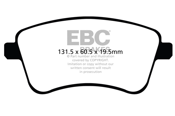 Brake Pad Set, disc brake (DPX2099)