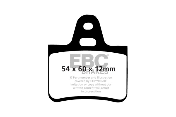 Brake Pad Set, disc brake (DP191)