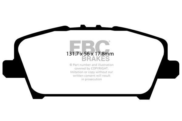 Brake Pad Set, disc brake (DP1901)