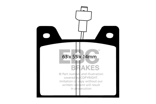 Brake Pad Set, disc brake (DP292)