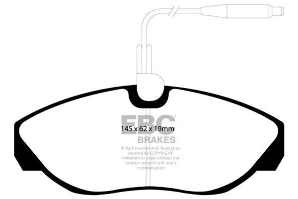 Brake Pad Set, disc brake (DP41024R)