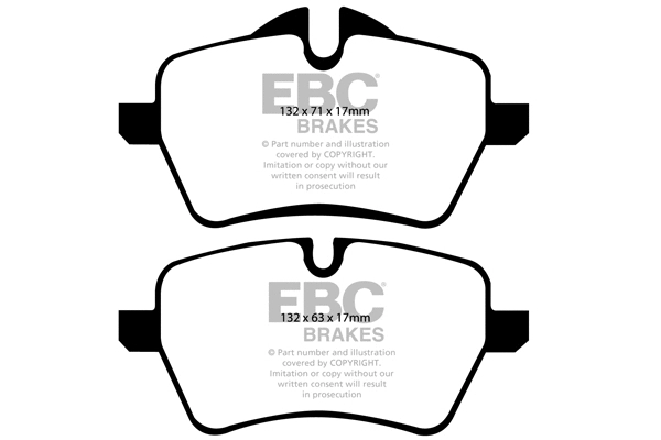 Brake Pad Set, disc brake (DP1789)