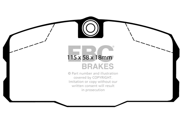 Brake Pad Set, disc brake (DP443)