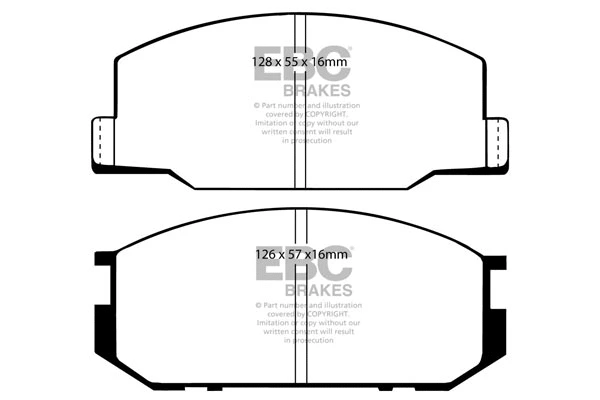 Brake Pad Set, disc brake (DP2456)