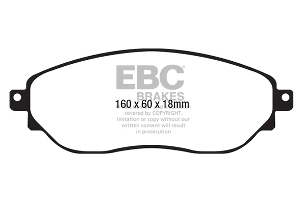 Brake Pad Set, disc brake (DPX2226)