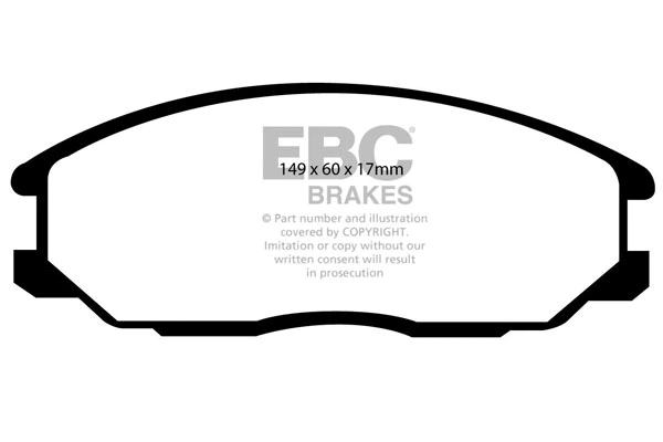 Brake Pad Set, disc brake (DP1332)