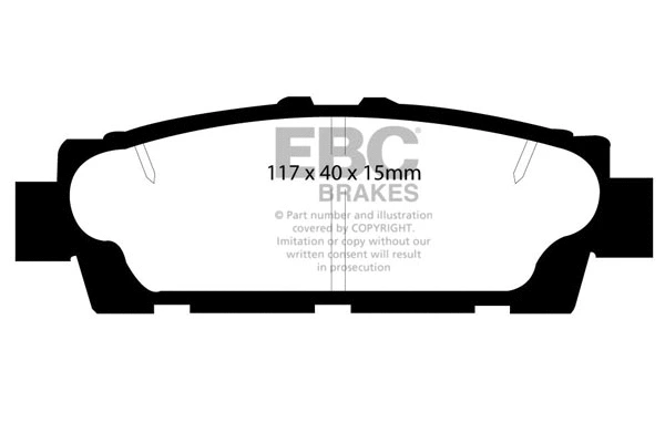 Brake Pad Set, disc brake (DP875)