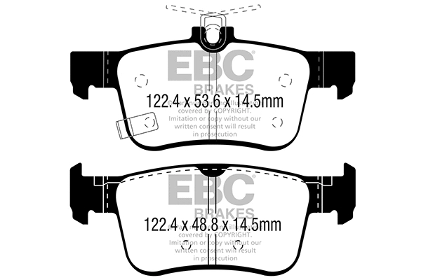 Brake Pad Set, disc brake (DP22301)