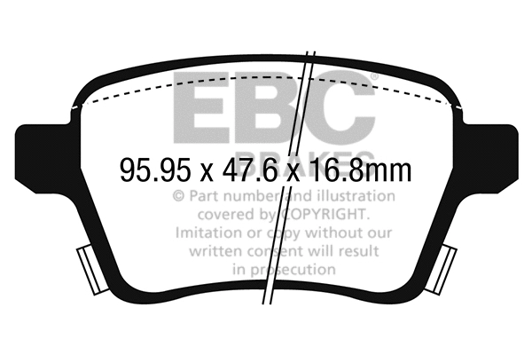 Brake Pad Set, disc brake (DP22250)