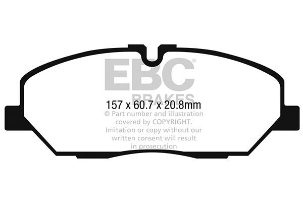 Brake Pad Set, disc brake (DPX2285)