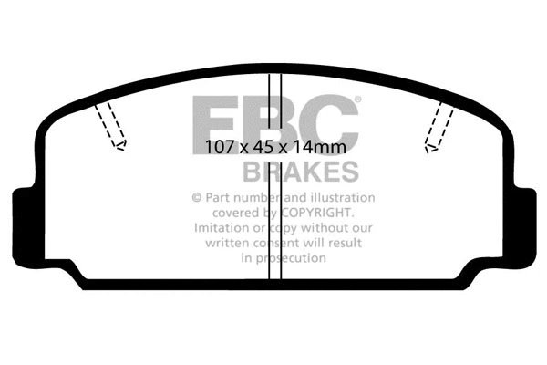 Brake Pad Set, disc brake (DP323)