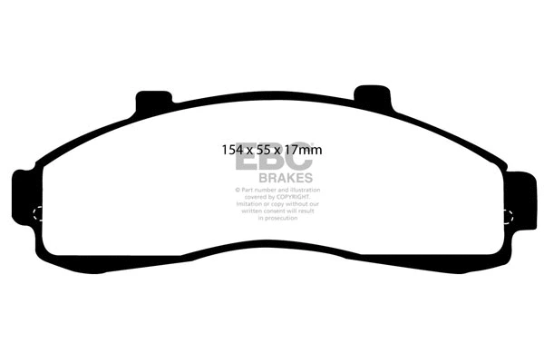Brake Pad Set, disc brake (DP61199)