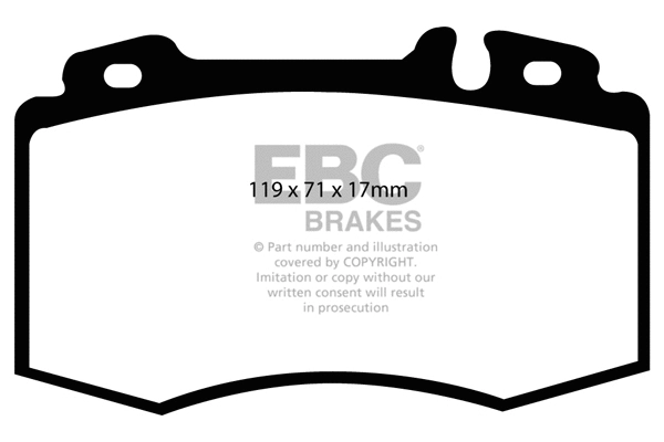 Brake Pad Set, disc brake (DP1363)
