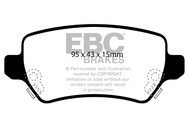 Brake Pad Set, disc brake (DP21447)