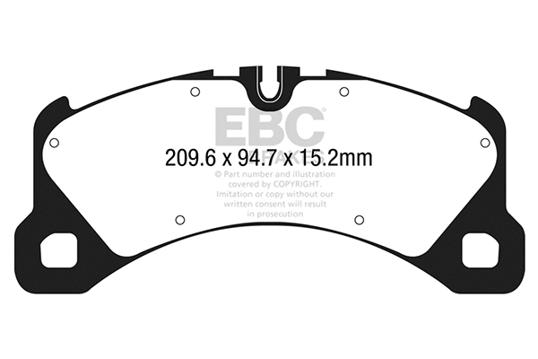 Brake Pad Set, disc brake (DP42203R)