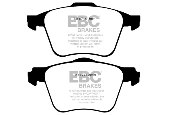 Brake Pad Set, disc brake (DP1914)