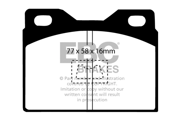 Brake Pad Set, disc brake (DP2220)