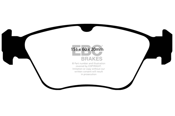 Brake Pad Set, disc brake (DP1055)