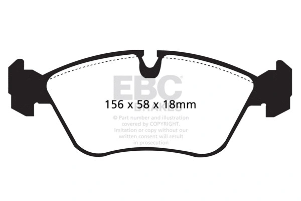 Brake Pad Set, disc brake (DP2880)
