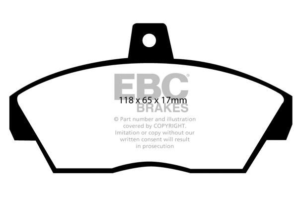 Brake Pad Set, disc brake (DP810)