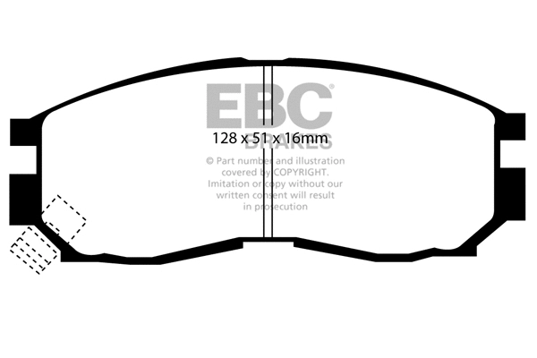 Brake Pad Set, disc brake (DP2830)