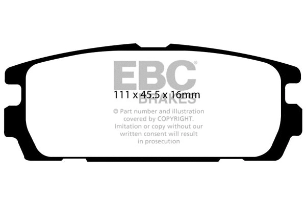 Brake Pad Set, disc brake (DP1565)