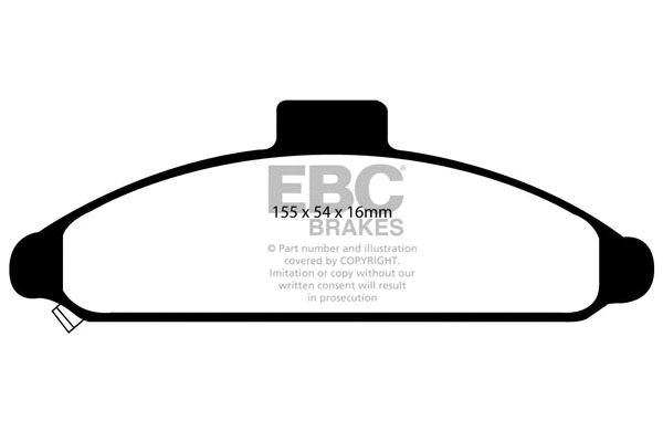 Brake Pad Set, disc brake (DP919)