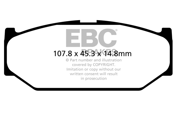 Brake Pad Set, disc brake (DPX2104)