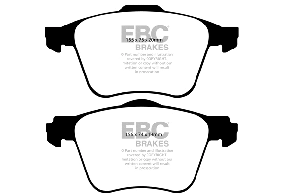 Brake Pad Set, disc brake (DP1690)