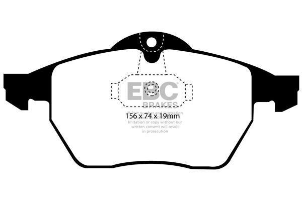 Brake Pad Set, disc brake (DP1062)