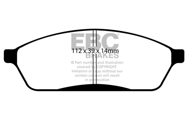 Brake Pad Set, disc brake (DP1023)