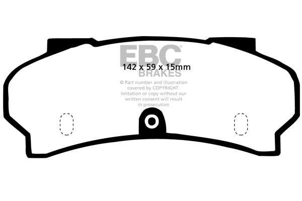 Brake Pad Set, disc brake (DP252)