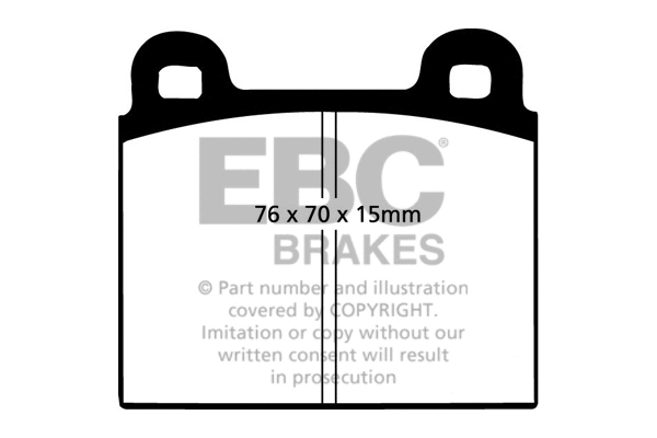 Brake Pad Set, disc brake (DP103)