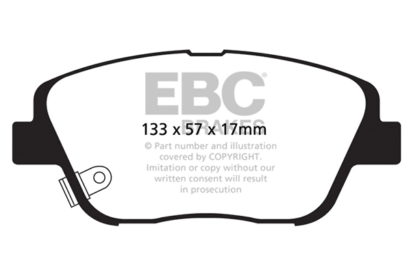 Brake Pad Set, disc brake (DP21864)