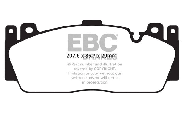 Brake Pad Set, disc brake (DP32148C)