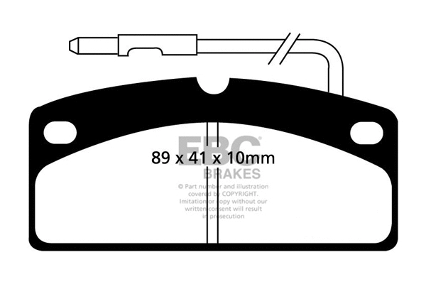 Brake Pad Set, disc brake (DP1342)