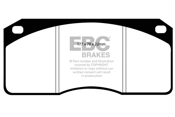 Brake Pad Set, disc brake (DP714)