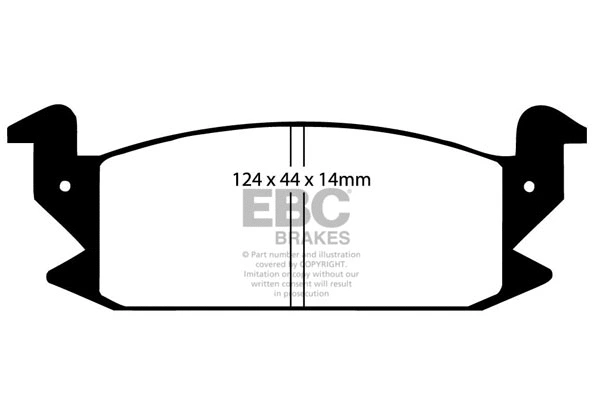 Brake Pad Set, disc brake (DP475)