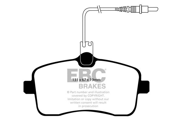 Brake Pad Set, disc brake (DP1549)