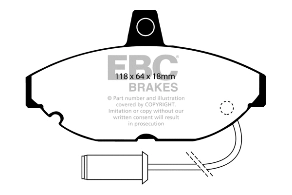 Brake Pad Set, disc brake (DP4467R)