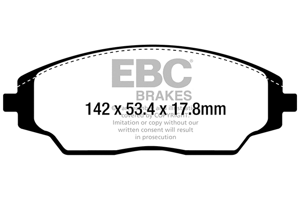 Brake Pad Set, disc brake (DPX2294)