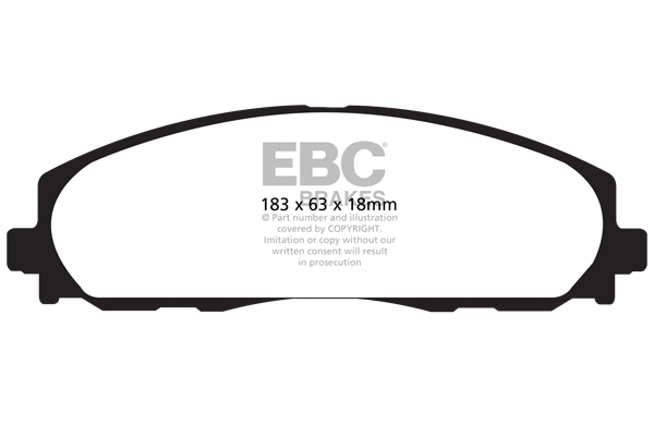 Brake Pad Set, disc brake (DP1888)