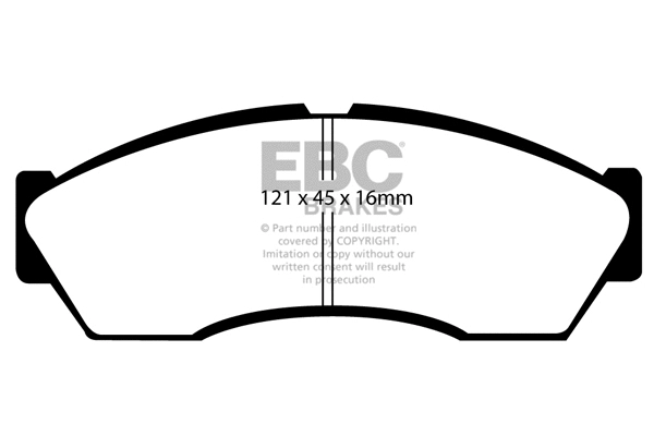Brake Pad Set, disc brake (DP1964)