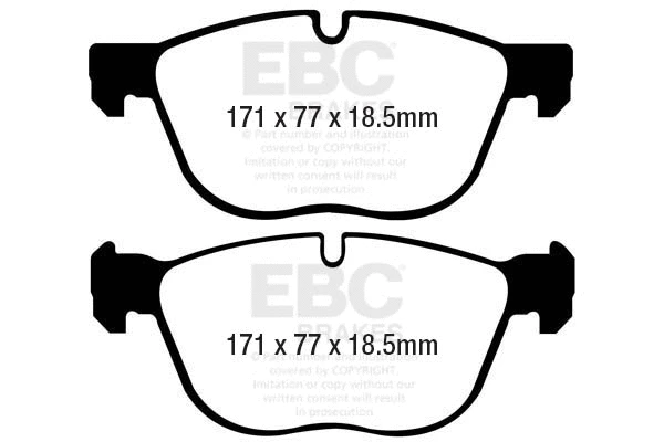 Brake Pad Set, disc brake (DP1938)