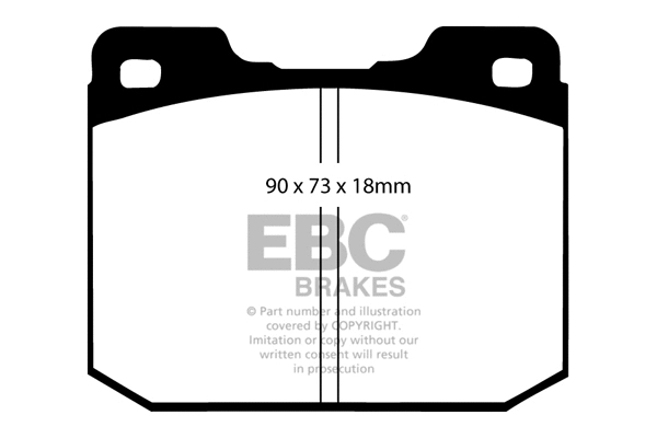 Brake Pad Set, disc brake (DP175/2)