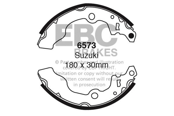 Brake Shoe Set (6573)