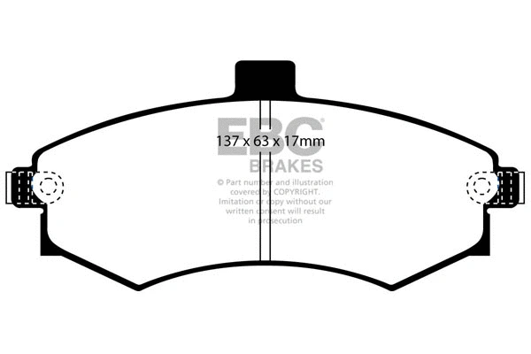 Brake Pad Set, disc brake (DP1670)