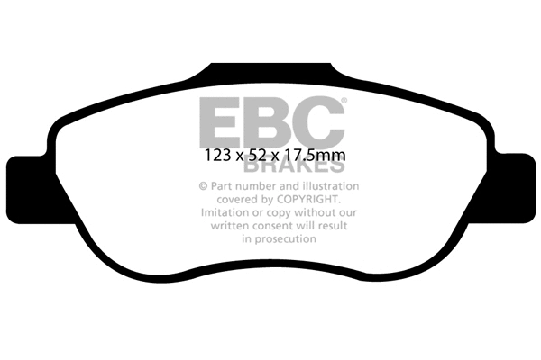 Brake Pad Set, disc brake (DP1573)
